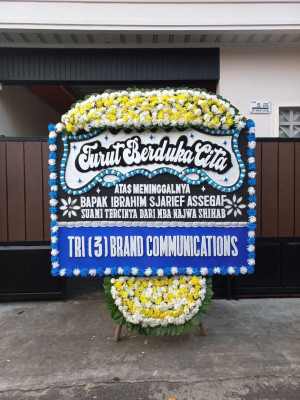 Papan Bunga Duka di Sunggal